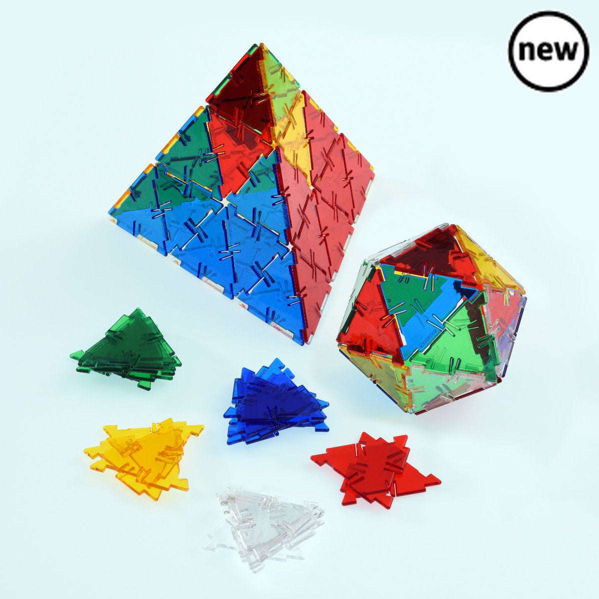 Crystal Polydron Basic Set, Crystal Polydron Basic Set,Polydron Resources,Polydron construction toys,Polydron, Crystal Polydron Basic Set,The Crystal Polydron Basic Set is a fantastic educational tool that helps children develop spatial awareness and creativity. With its 3 key shapes - squares, equilateral triangles, and pentagons - children can easily construct their first 2D and 3D shapes.This set is perfect for use on a light table or against a light ,Crystal Polydron Basic SetThe Crystal Polydron Basic 