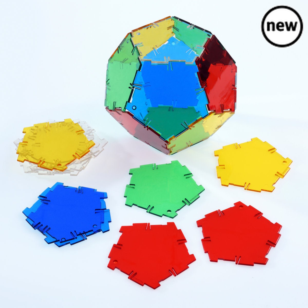 Crystal Polydron Basic Set, Crystal Polydron Basic Set,Polydron Resources,Polydron construction toys,Polydron, Crystal Polydron Basic Set,The Crystal Polydron Basic Set is a fantastic educational tool that helps children develop spatial awareness and creativity. With its 3 key shapes - squares, equilateral triangles, and pentagons - children can easily construct their first 2D and 3D shapes.This set is perfect for use on a light table or against a light ,Crystal Polydron Basic SetThe Crystal Polydron Basic 