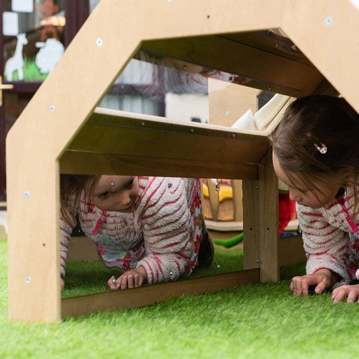 Discovery Tunnel, Discovery Tunnel,outdoor play equipment,Nursery outdoor play equipment,Early years outdoor play equipment,nurseries schools nursery, Discovery Tunnel,Our multi use Wooden Activity Tunnel includes two blackboards, two perspex panels and one mirror panel. Perfect for younger children with just enough challenge when crawling under or over. The Wooden Activity Tunnel is made from a material called Duraply. This is an ultra-durable panel for outdoor use in the most deman,Discovery TunnelOur mul