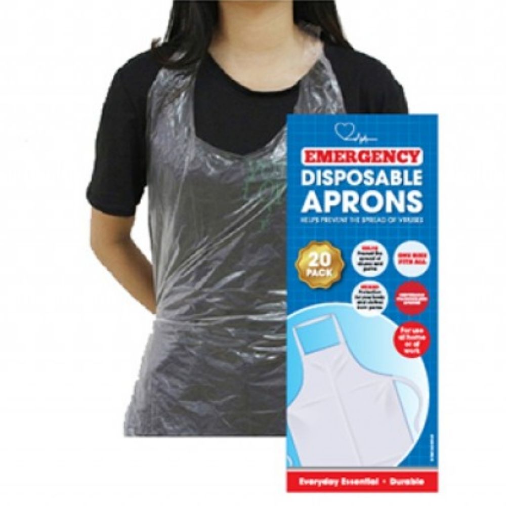 Disposable Aprons 20 Pack, Disposable Aprons 20 Pack,Disposable Aprons for schools,Disposable Aprons,cheap Disposable Aprons,carers Disposable Aprons, Disposable Aprons 20 Pack,The Heavyweight Disposable Aprons are a must-have for everyday tasks, whether you're at home or at work. Designed for practicality and durability, these aprons provide effective protection for your body and clothes during messy or hygienic activities. Lightweight and easy to wear, the clear aprons feature convenientThe Heavyweight Di