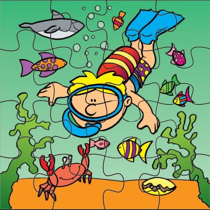 Diver Jumbo Puzzle, Diver Jumbo Puzzle,Jumbo Puzzle Range,Nature, The Ocean, Habitats, Fish,environment, Diver Jumbo Puzzle,Giant Square puzzle depicting a diver exploring the seabed. Made from tough hard-wearing Polyester, this Jumbo Puzzle is the perfect addition to any play or educational setting encouraging discussion on topics such as the Ocean, nature, habitats and the environment. Help children develop key formative skills whilst sti,DiverGiant Square puzzle depicting a diver exploring the seabed. Ma