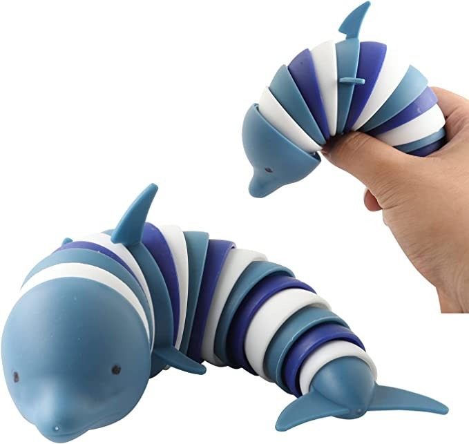 Dolphin Fidget, Dolphin Fidget Toy,Dolphin Fidget Slug,TikTok Fidget Crazes,Tiktok Fidget toys, Dolphin Fidget,Dolphin FidgetDive into a world of calming fun with the Flexible Dolphin Fidget! Designed for interactive play and sensory relief, this 3D articulated dolphin is the ideal fidget companion, bringing joy and relaxation to anyone who holds it. Perfect for children and adults alike, it offers endless flexibility and movem,Dolphin FidgetDolphin FidgetDive into a world of calming fun with the Flexible D