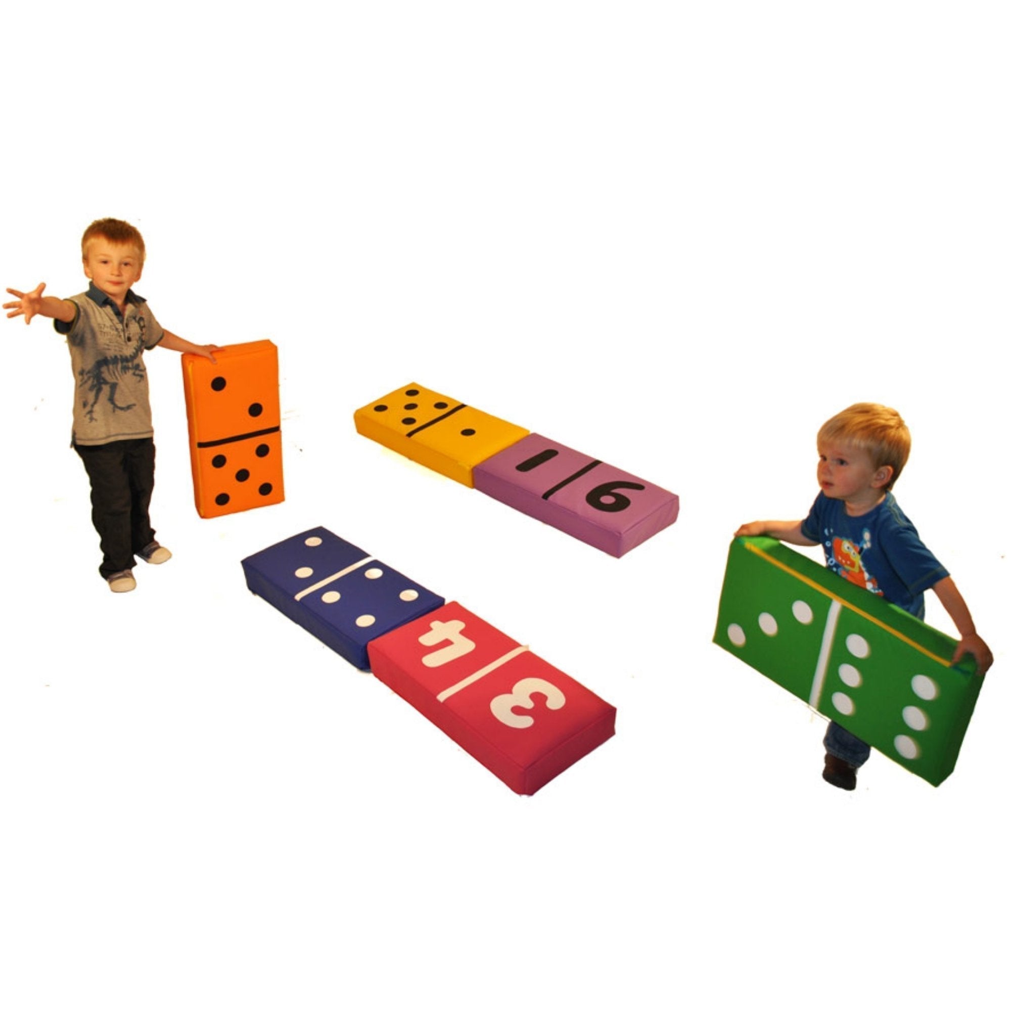 Dominoes Set of 6, Dominoes Set of 6,Early Years Direct,Nursery play equipment.Nursery wooden play equipment,Early years play equipment, Dominoes Set of 6,The Soft Play Dominoes Set of 6 offers a versatile and educational play experience for children, with benefits that extend beyond traditional game play. Dominoes Set of 6 Features: Dual-Purpose Design: One side of each domino features numerical representations, while the oppositeThe Soft Play Dominoes Set of 6 offers a versatile and educational play exper