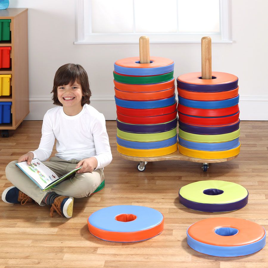 Donut Multi-Seat Trolley with 24 Cushions, Donut Multi-Seat Trolley with 24 Cushions,Donut 24 Cushion Trolley,reading cushions,circle time cushions.sensory floor cushions,nursery cushions, Donut Multi-Seat Trolley with 24 Cushions,This Donut Multi-Seat Trolley with 24 Cushions contains 24 brightly coloured floor cushions (included). These Donut Multi-Seat Trolley with 24 Cushions are classroom essentials which are ideal for group reading/teaching activities, allowing easy and mobile storage that can be stow