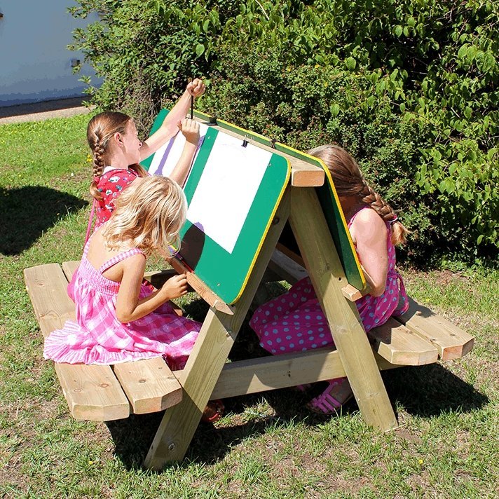 Easel Bench, Easel Bench, Outdoor easel bench, outdoor easel, wooden easel, children's outdoor easel, Easel Bench,Encourage childrens creativeness, and ignite their interest in drawing with this innovative Easel Bench that can help budding artists get to grips with their drawing skills.The Easel Bench can also be used during adult-led and child-initiated activities, allowing children to express themselves through art. Features of ,Easel BenchEncourage childrens creativeness, and ignite their interest in dra