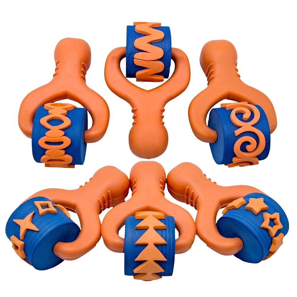 Easi-Grip Chunky Rollers – 3 pcs, Easi-Grip Chunky Rollers – 3 pcs,Anthony Peters Easi-Grip Chunky Rollers, Easi-Grip Chunky Rollers , Easi-Grip Chunky Rollers – 3 pcs,These funky Easi-Grip Chunky Rollers allow children explore the wonders of mark making.The Easi-Grip Chunky Rollers Set comes with a choice of 3 different patterns including small stars, larger stars and arrows. Use these Easi-Grip Chunky Rollers with different coloured paints to create a colourful collage ofThese funky Easi-Grip Chunky Rolle