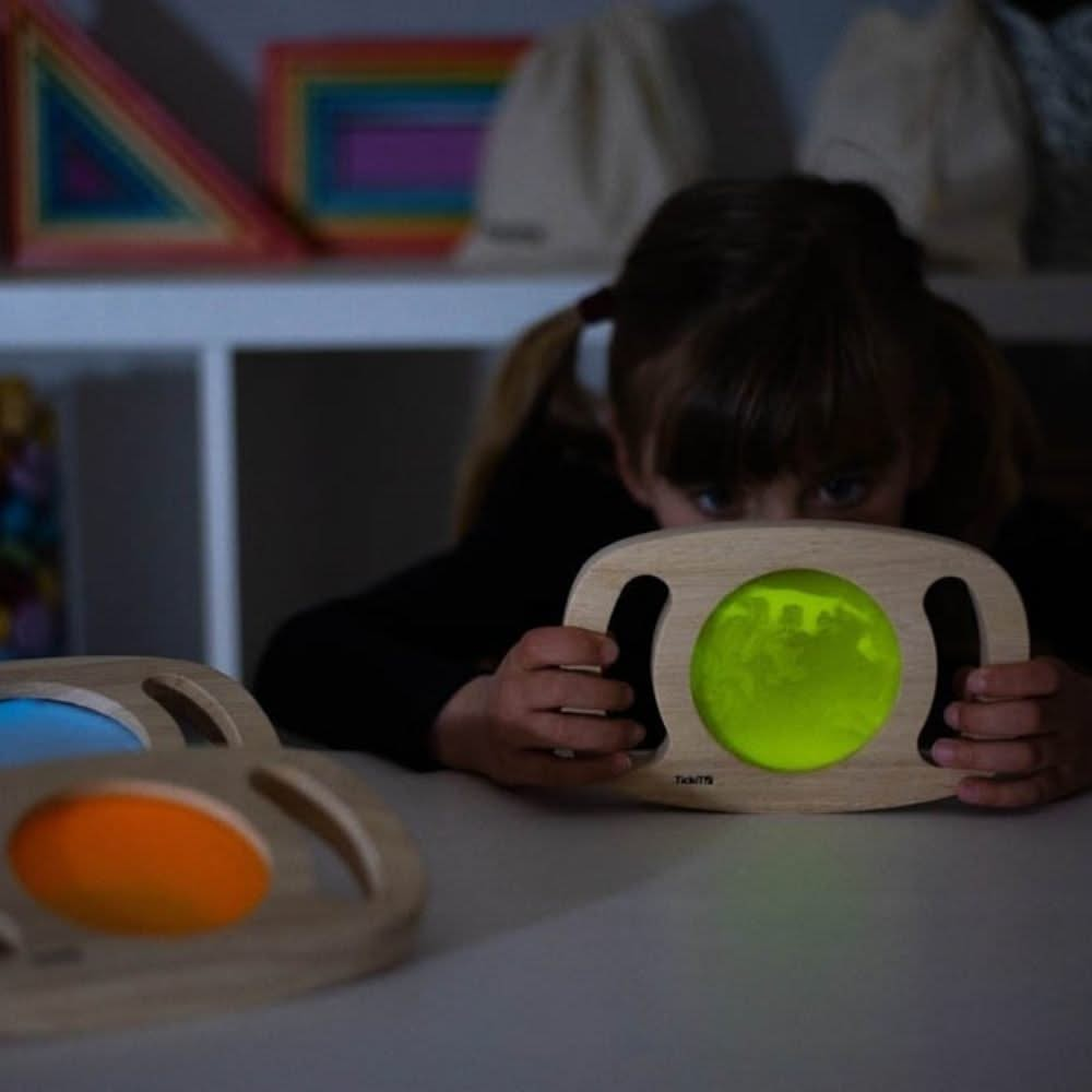 Easy Hold Glow Panel Green, Easy Hold Glow Panel Green,TickIT discount code,easy hold sensory resources,baby sensory resources, Easy Hold Glow Panel Green,The Easy Hold Glow Panel Green is new to our best-selling Easy Hold range, this beautiful rubberwood frame with easy grip handles contains a fascinating glow in the dark panel. The Easy Hold Glow Panel Green is activated by leaving in bright light, when taken into a dark den it magically glows in vibrant blue. Children,Easy Hold Glow Panel GreenThe Easy H