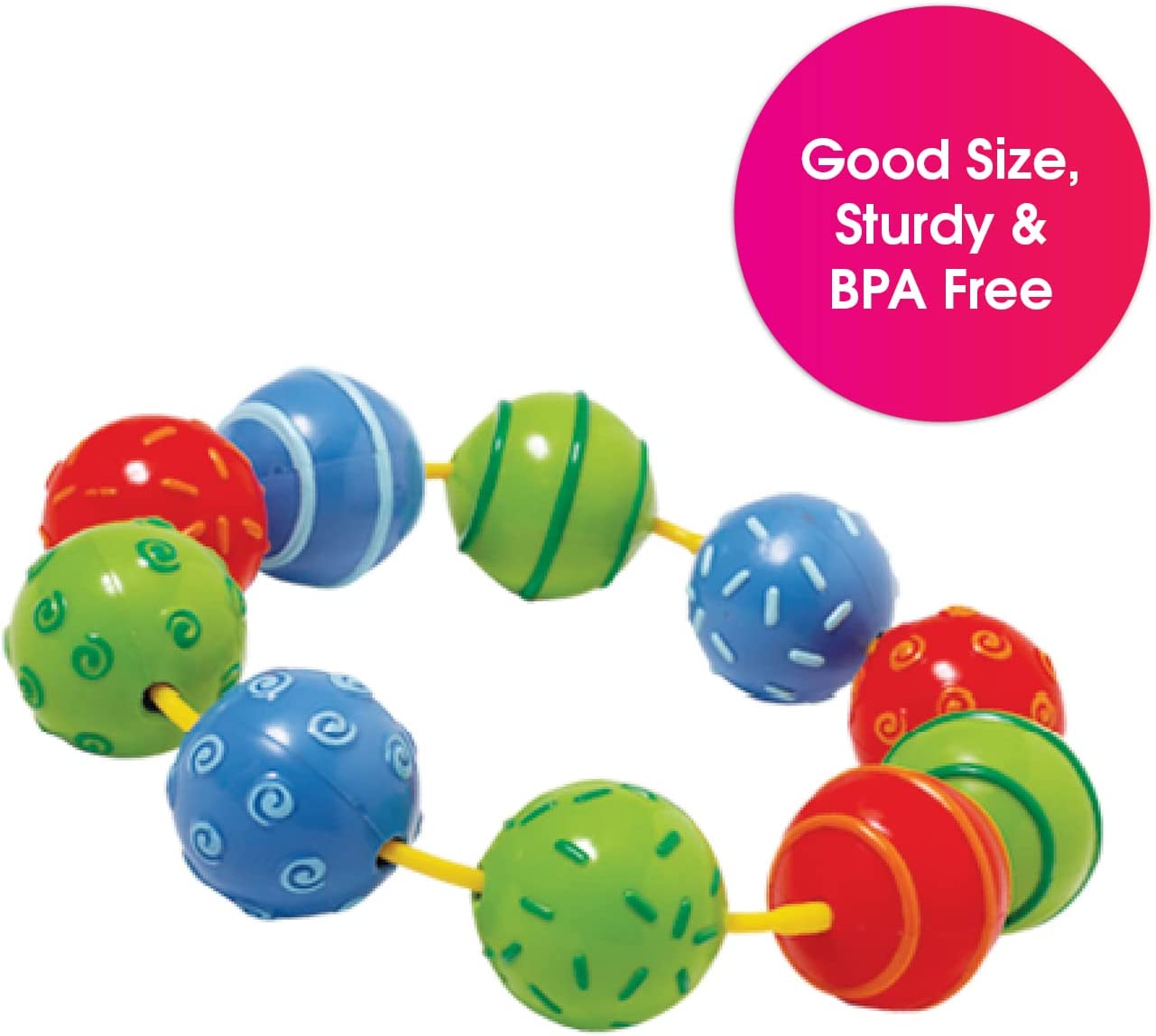 Edushape Baby Beads, Edushape Baby Beads, Baby beads, Edushape beads,linking games,fine motor skills games,gross motor skill development toy games, Edushape Baby Beads,Touch, feel and thread with Edushape Baby Beads! An ideal discovery and manipulative toy, Baby Beads help toddlers to develop dexterity and fine motor skills. The Edushape Baby Beads features raised sensory textures for added grip, each bead can be easily threaded onto one ofTouch, feel and thread with Edushape Baby Beads! An ideal discovery 