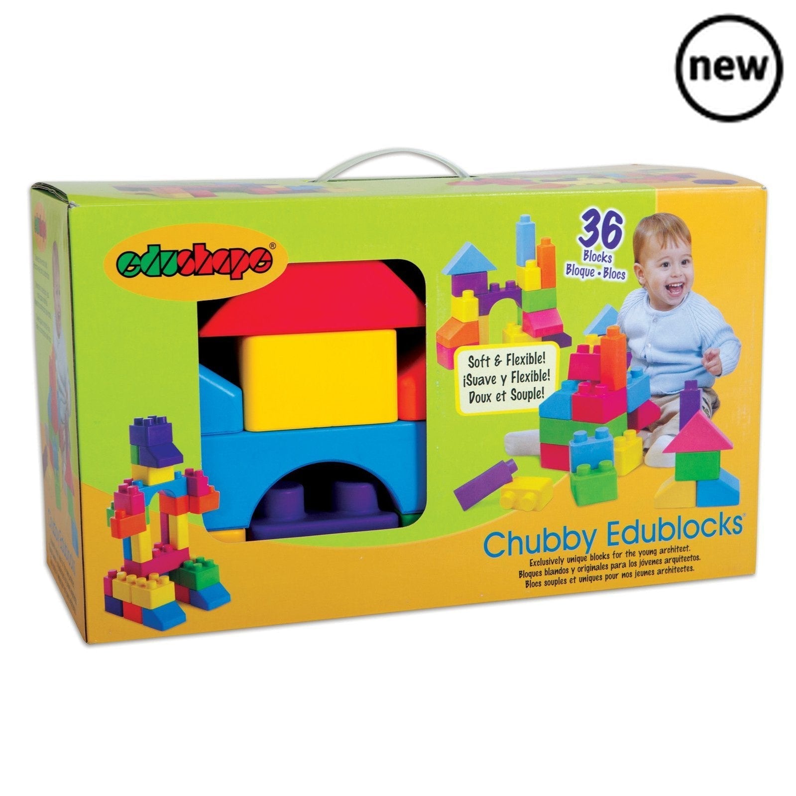 Edushape Chubby Edublocks, Edushape Chubby Edublocks,Edushape Blocks,Building Blocks,Sensory play blocks,sensory play toys,sensory toy equipment, Edushape Chubby Edublocks,Introducing the Edushape Chubby Edublocks – the perfect building blocks for young minds! These snap-together, interlocking building blocks are designed to provide a safe and enjoyable building experience for children aged 6 months and up. What sets the Chubby Edublocks apart is their unique construction. These blocks a,Edushape Chubby Edu