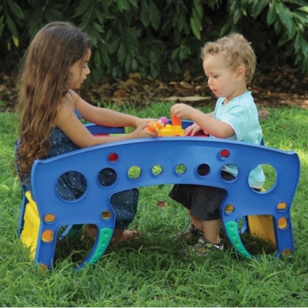 Edushape Rock n Table, Edushape Rock n Table,,childrens outdoor rocker,childrens rocking toy,childrens rocker toys, Edushape Rock n Table,The Edushape Rock 'n' Table is a versatile activity table designed to keep children entertained and active, no matter where they are! With its charming design and bright colors, this table is sure to delight children and spark their imagination. This Edushape Rock n Table is perfect for toddlers, but it is also sturdy ,Edushape Rock n TableThe Edushape Rock 'n' Table is a