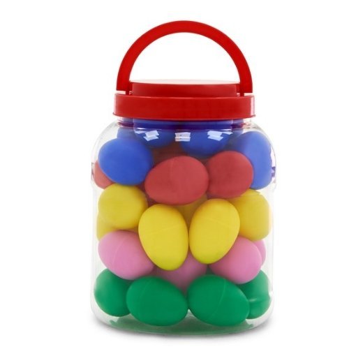 Egg Shaker Bucket of 40, Egg Shaker Bucket of 40,Egg Shakers,egg shakers,egg shaker toys,special needs musical toys,sensory music toys,music toys for children with special needs, Egg Shaker Bucket of 40,The egg shaker pack of 40 is a great value percussion bundle. Great for encouraging group music in classroom. This pack gives you 20 pairs (40 individual) shakers to experiment with. The Egg Shakers are very much like a maraca but with more subtlety and a higher pitch. These versatile egg-sized shakers are v