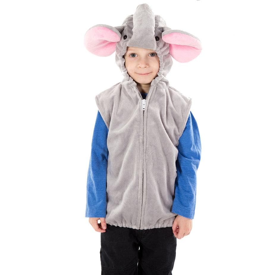 Elephant Zip Top Fancy Dress, Elephant Zip Top Fancy Dress,fancy dress toys,fancy dress costumes animals Elephants,Childrens Dressing up costumes,dressing up toys,dressing up cloaks, Elephant Zip Top Fancy Dress,Unleash your child's imagination with this exquisitely crafted Elephant Zip Top Costume by Pretend to Bee. Crafted with attention to detail, this ensemble is more than a costume—it's an experience. Not only is it perfect for pretend play, but it also makes an educational tool for discussing the maje