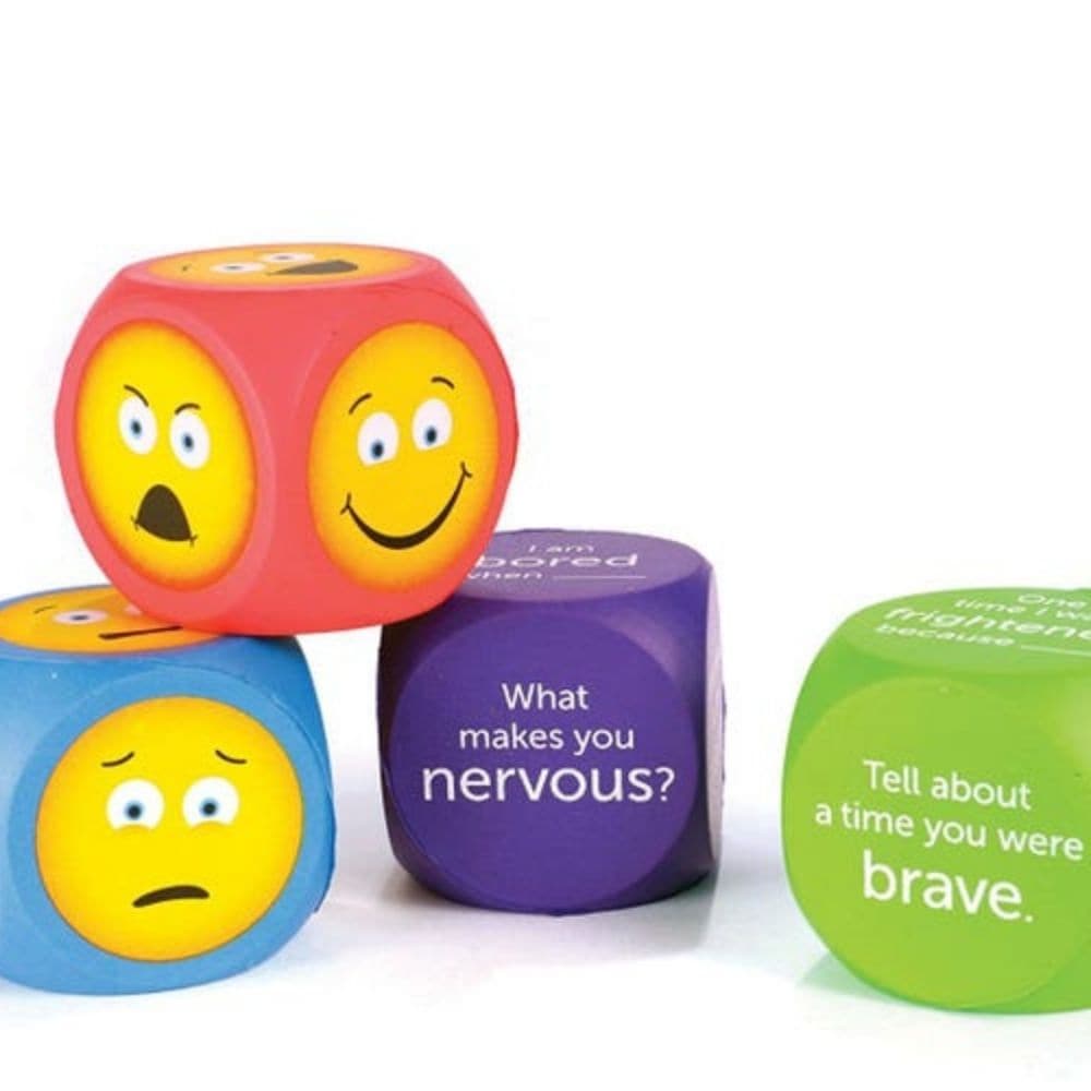 Emoji Cubes, Emoji Cubes,Learning resources Emotion Cubes,special needs emotions tools,emotions aids,special needs emotion games,learning resources, Emoji Cubes,The Emoji Cubes develop early learners' self-awareness! Use the Emoji Cubes to develop social and emotional skills with these brightly coloured cubes. I mages and prompts will encourage young children to think about how they’re feeling and to talk about their emotions. Introduce the joys of self-expression and emotiona,Emoji CubesThe Emoji Cubes dev