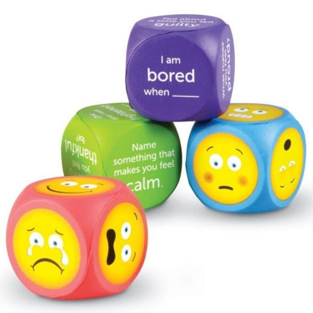 Emoji Cubes, Emoji Cubes,Learning resources Emotion Cubes,special needs emotions tools,emotions aids,special needs emotion games,learning resources, Emoji Cubes,The Emoji Cubes develop early learners' self-awareness! Use the Emoji Cubes to develop social and emotional skills with these brightly coloured cubes. I mages and prompts will encourage young children to think about how they’re feeling and to talk about their emotions. Introduce the joys of self-expression and emotiona,Emoji CubesThe Emoji Cubes dev