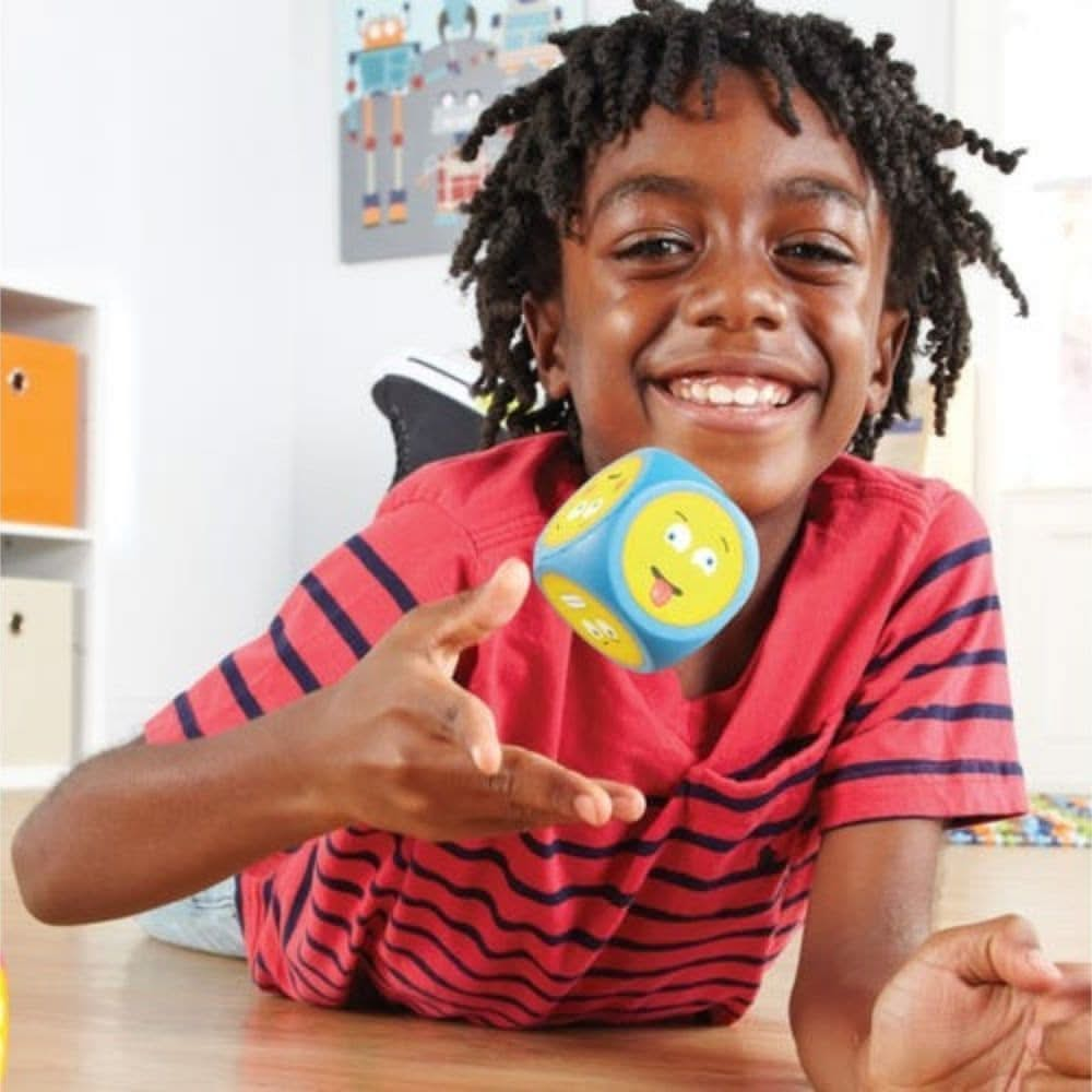 Emoji Cubes, Emoji Cubes,Learning resources Emotion Cubes,special needs emotions tools,emotions aids,special needs emotion games,learning resources, Emoji Cubes,The Emoji Cubes develop early learners' self-awareness! Use the Emoji Cubes to develop social and emotional skills with these brightly coloured cubes. I mages and prompts will encourage young children to think about how they’re feeling and to talk about their emotions. Introduce the joys of self-expression and emotiona,Emoji CubesThe Emoji Cubes dev