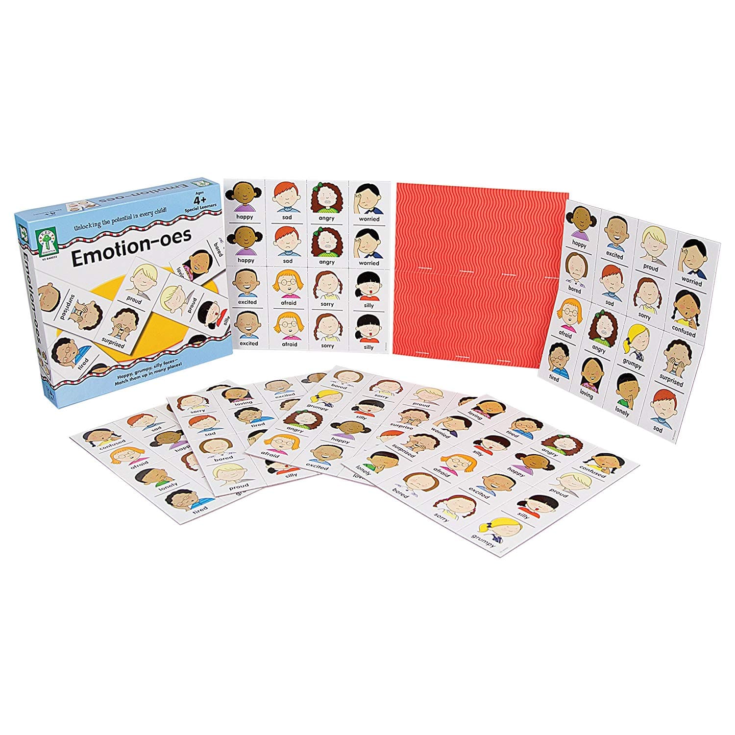 Emotionoes Board Game, Emotion-oes Board Game,Special needs Emotion resources board game,special needs communication games, Emotionoes Board Game,Emotionoes: The Game of Emotional Dominoes brings a fresh and educational twist to a classic game. This game is not just about matching shapes or numbers; it’s about recognizing, understanding, and matching emotions. Emotionoes Board Game Features: Emotional Learning: This game provides an engaging way to introduce chi,Emotionoes Board GameEmotionoes: The Game of 