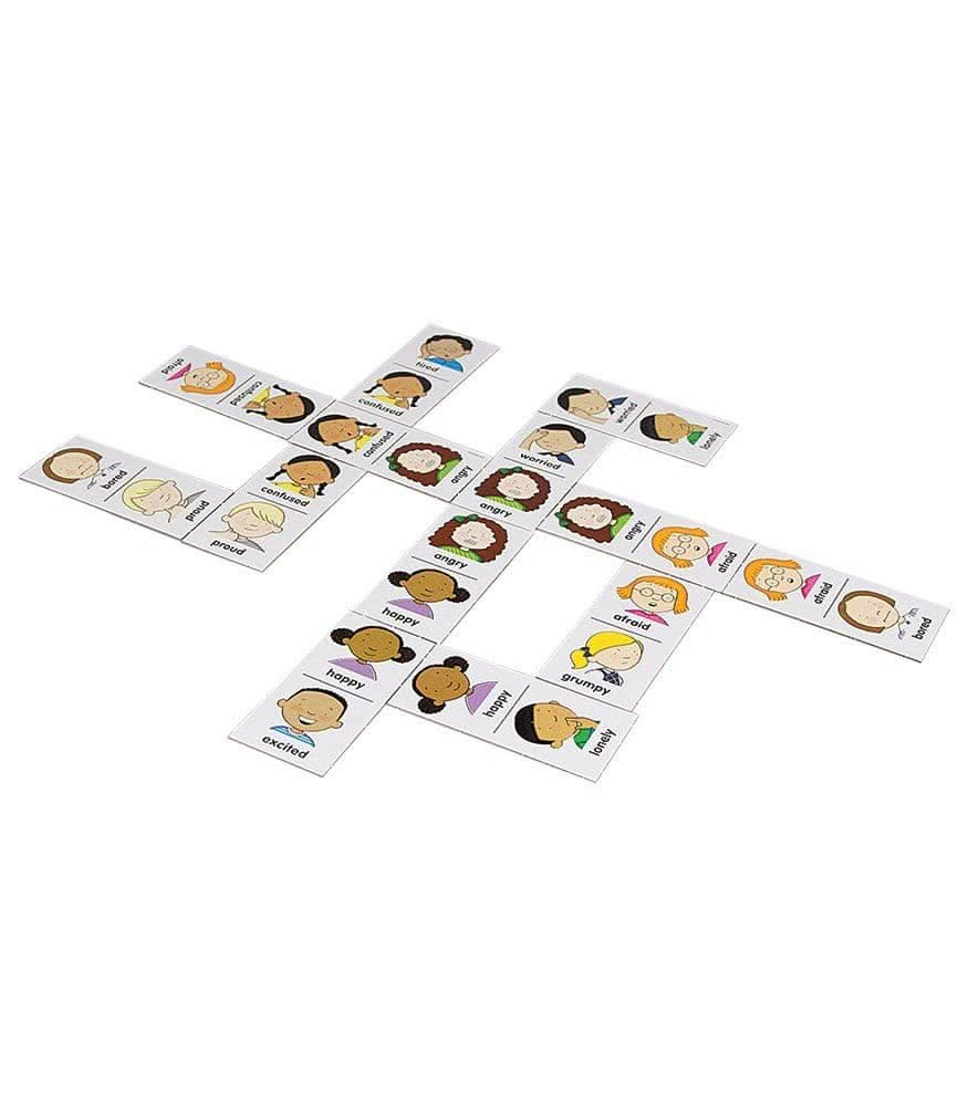 Emotionoes Board Game, Emotion-oes Board Game,Special needs Emotion resources board game,special needs communication games, Emotionoes Board Game,Emotionoes Board Game – A Fun and Educational Way to Explore Emotions Introduce children to the world of emotions with Emotionoes: The Game of Emotional Dominoes. This innovative twist on the classic dominoes game helps young players develop emotional intelligence by learning to recognise, understand, and match aEmotionoes Board Game – A Fun and Educational Way to