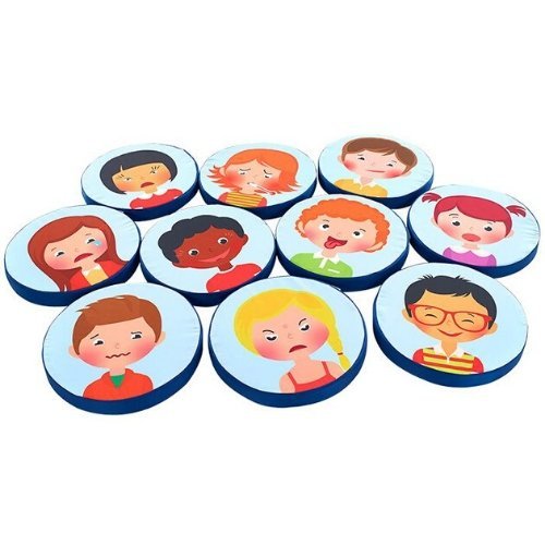 Emotions Cushions Pack Of 10, Emotions Cushions Pack Of 10,School floor cushions,story time floor cushions,school placement cushions, Emotions Cushions Pack Of 10,These visually stimulating double sided emotion cushions educate the child and show both visual interpretation together with the actual written emotion on reverse of cushion. The Emotions Cushions are ideal for use as both an educational aid and seat. The Emotions Cushions are made with a thick foam inner and wipe clea,Emotions Cushions Pack OfThe