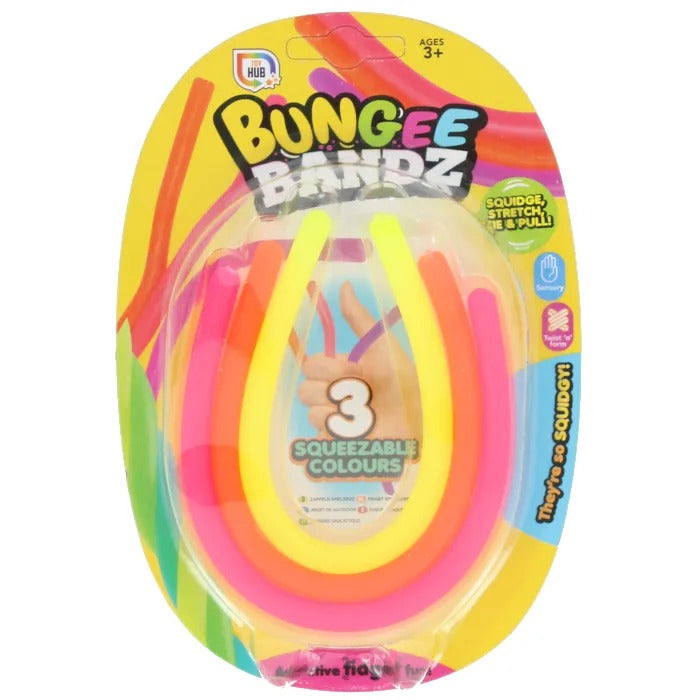 Fidget Bungee Bandz - Pack of 3, Fidget Bungee Bandz - Pack of 3,Fidget toys,Fidget Bands,Strechy band,stretchy toys,fidget toys, Fidget Bungee Bandz - Pack of 3,The Colourful Stretchy Bungee Bandz are the ultimate fidget toy for kids and adults alike, offering endless entertainment and stress relief in one compact package. These stretchy, durable bands provide a satisfying sensory experience, making them ideal for calming the mind, reducing anxiety, and helping to focus. Each ,Fidget Bungee Bandz -The Colo