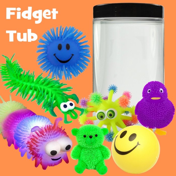 Fidget Tub, Fidget Tub,sensory kits,sensory hamper kits,fidget toy collections,fidget toy kits,sensory toys package deals, Fidget Tub,The Fidget Tub is the ultimate collection of fidget and fiddle toys, designed to provide calming sensory input and tactile exploration. Perfect for children who benefit from movement and sensory stimulation to help them focus and relax, this tub is packed with a variety of textures and engaging toys that are sure to de,Fidget TubThe Fidget Tub is the ultimate collection of fi