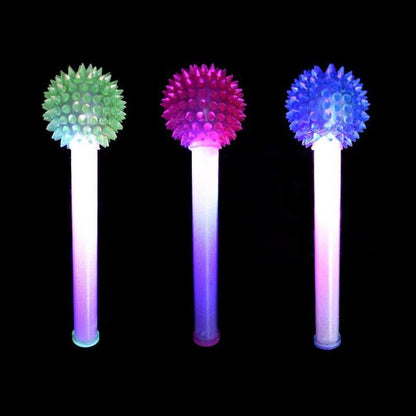 Flashing Dazzle Disco, Spikey light up baton,spiky baton light,spiky light up baton wand,spikey light up baton,Light Up Disco Baton, Flashing Dazzle Disco,Flashing Dazzle Disco – The Ultimate Light-Up Sensory Baton The Flashing Dazzle Disco light-up baton is a must-have for any sensory collection! With its easy-to-hold handle and two spikey, squeezy textured balls on each end, this interactive baton creates a captivating lightFlashing Dazzle Disco – The Ultimate Light-Up Sensory Baton The Flashing Dazzle Di