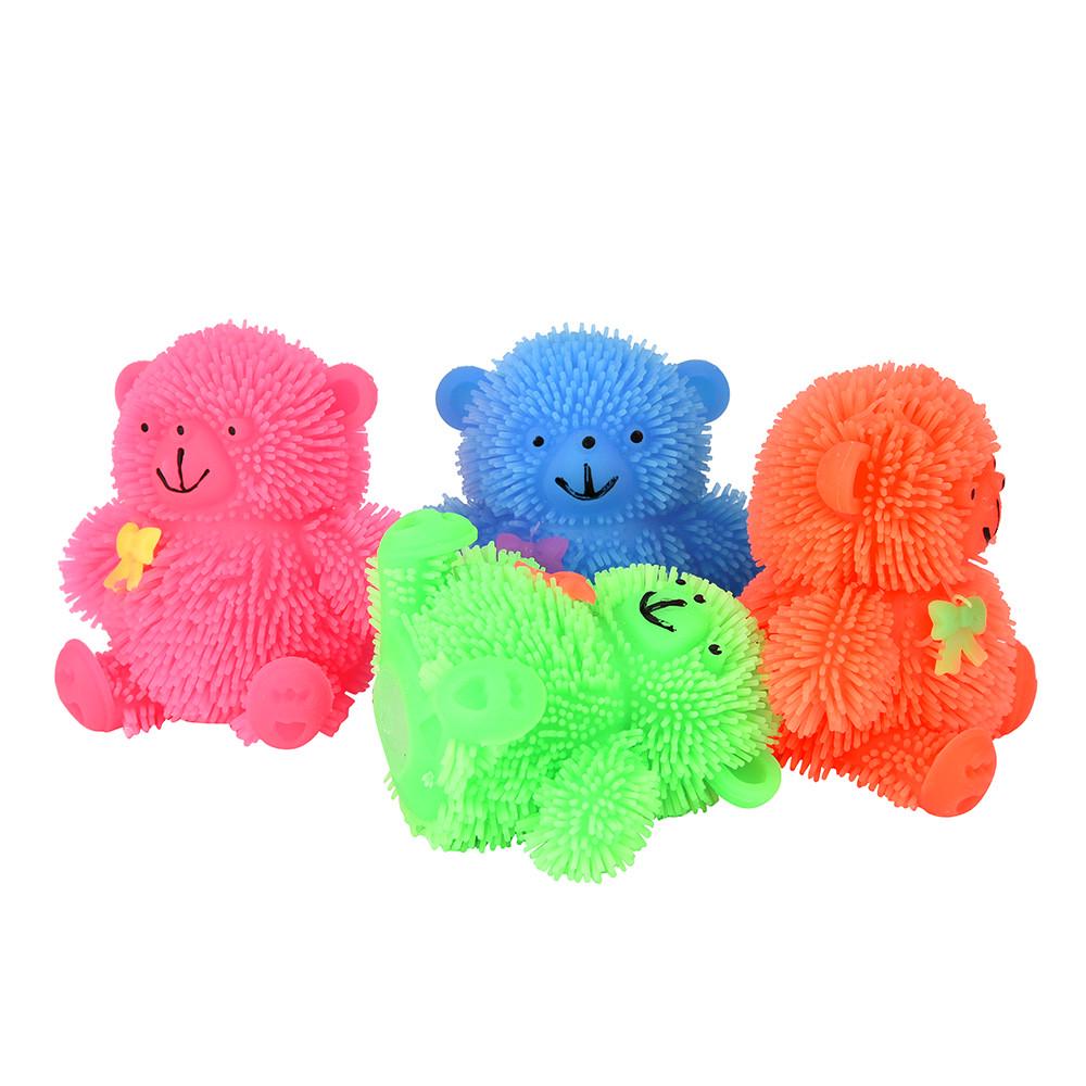 Flashing Puffer Bear, Flashing Puffer Bear,Flashing Puffer Toys, Puffer toys,,sensory puffer toys,puffer toys, Flashing Puffer Bear,Our Flashing Puffer Bear is a delightful soft to touch animal styled ball.The Flashing Puffer Bear is ultra soft and extremely tactile its a fantastic tactile addition to your sensory toy collection.The Flashing Puffer Bear is a highly pliable toy. Flashing air-filled bear puffer toy which lights up when tapped Fun sen,Flashing Puffer BearOur Flashing Puffer Bear is a delightfu