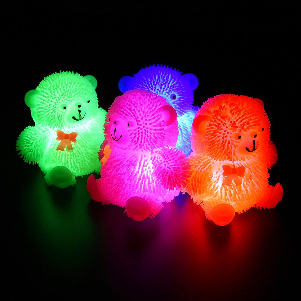 Flashing Puffer Bear, Flashing Puffer Bear,Flashing Puffer Toys, Puffer toys,,sensory puffer toys,puffer toys, Flashing Puffer Bear,Our Flashing Puffer Bear is a delightful soft to touch animal styled ball.The Flashing Puffer Bear is ultra soft and extremely tactile its a fantastic tactile addition to your sensory toy collection.The Flashing Puffer Bear is a highly pliable toy. Flashing air-filled bear puffer toy which lights up when tapped Fun sen,FlashingOur Flashing Puffer Bear is a delightful soft to to