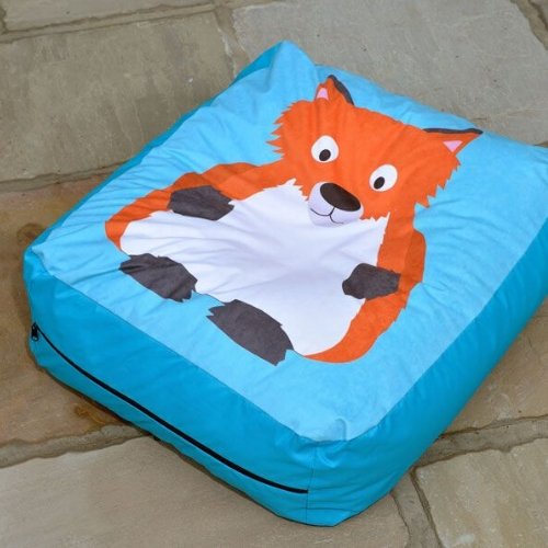 Fox Outdoor and Indoor Bean Cushion, Fox Outdoor and Indoor Bean Cushion,outdoor childrens cushion set,childrens garden cushions,early years resources,early years school supplies, Fox Outdoor and Indoor Bean Cushion,The Fox Outdoor and Indoor Cushion Beanbag is perfect for use both indoors and outdoors depicting a quirky Hedgehog print. Part of the Woodland Creatures Range which also includes Fox, Badger and Mole prints. Top-quality UK manufacturing with high grade fabrics this cushion is durable and can wi