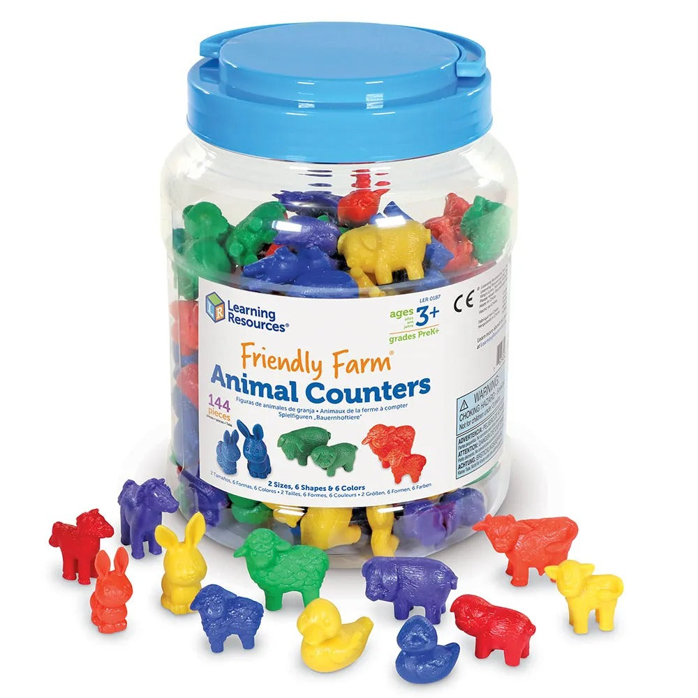 Friendly Farm Animal Counters Set of 144, Friendly Farm Animal Counters Set of 144,numeracy resources,school numeracy resources,school classroom resources, Friendly Farm Animal Counters Set of 144,These Friendly Farm Animal Counters are a set of 144 colourful animals including a cow, horse, pig, chicken, duck and sheep themed counters. These Friendly Farm Animal Counters can be used for a wide range of (mathematical) activities. Sort the farm animals by shape or by colour or to create a pattern ofThese Frie