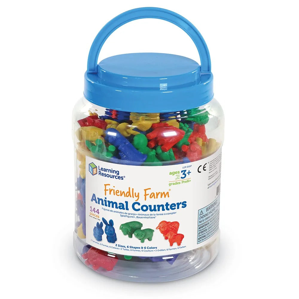 Friendly Farm Animal Counters Set of 144, Friendly Farm Animal Counters Set of 144,numeracy resources,school numeracy resources,school classroom resources, Friendly Farm Animal Counters Set of 144,These Friendly Farm Animal Counters are a set of 144 colourful animals including a cow, horse, pig, chicken, duck and sheep themed counters. These Friendly Farm Animal Counters can be used for a wide range of (mathematical) activities. Sort the farm animals by shape or by colour or to create a pattern ofThese Frie