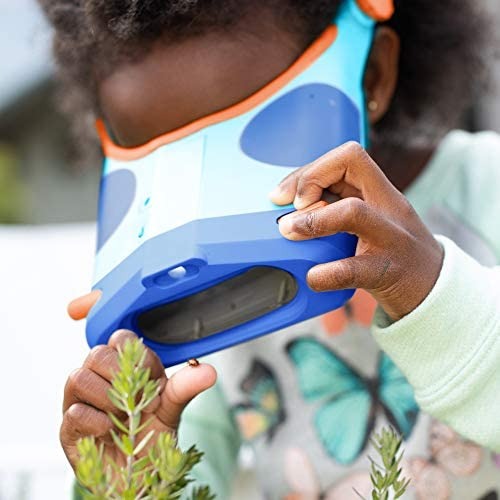 GeoSafari Jr. Mighty Magnifier, GeoSafari Jr. Mighty Magnifier,Children's magnifiers,observation play resources,collaborative play,understanding the world play resources classroom, GeoSafari Jr. Mighty Magnifier,The bright colours and functional nature of our GeoSafari Jr products encourage children to get outside and explore the world around them. Children will get up-close with the Mighty Magnifier Wearable magnified explorer glasses are perfect for scientific observation of nature; a key element of STEM 