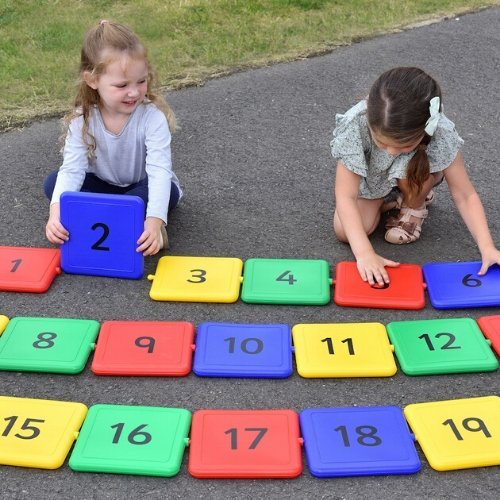 Giant Connecting Beads 1-20, Giant Connecting Beads 1-20,school numeracy resources,classroom numeracy resources, Giant Connecting Beads 1-20,Enhance your child's learning experience with the Giant Connecting Beads 1-20. Designed to be easy to connect and sturdy, these beads are the perfect addition to both indoor and outdoor areas for exploring counting.Create a dynamic number line by joining each Giant Connecting Bead together. This allows children to visu,Giant Connecting BeadsEnhance your child's learnin