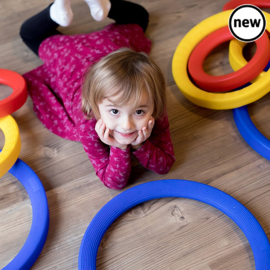 Giant Plastic Activity Rings Set, Giant Plastic Activity Rings Set,school numeracy resources,classroom numeracy resources, Giant Plastic Activity Rings Set,The Giant Plastic Activity Rings Set is a set of 9 high quality rings in 3 different sizes - 3 small (25cm diameter), 3 medium (35cm diameter) and 3 large (45cm diameter). The Giant Plastic Activity Rings Set come in different sizes which are colour coded for easy recognition. Use indoors or outdoors for a range ofThe Giant Plastic Activity Rings Set is 