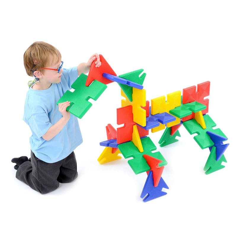 Giant PolyPlay 24 Pieces, Giant PolyPlay 24 Pieces,Polydron toys,Polydron discount code,,building blocks,sensory building blocks,sensory toys,fiddle toys,manual dexterity toys, Giant PolyPlay 24 Pieces,Unlock a world of geometric fun and creativity with the Giant PolyPlay 24 Pieces set! Designed to be versatile and educational, this set is perfect for nurseries and primary schools, offering endless opportunities for both indoor and outdoor play. Giant PolyPlay 24 Pieces Features: Interlocking Design: Compri