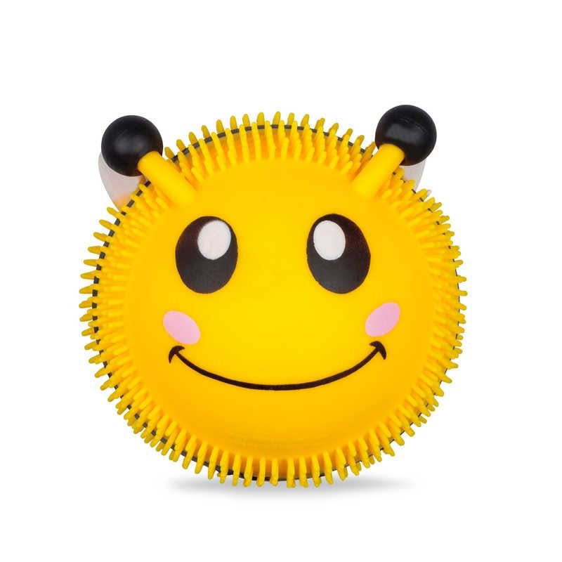 Giant Puffem Bee, Giant Puffem Bee-Sensory Toys, Giant Puffem Bee,Introducing our adorable Giant Puffems bumble bee toy! This round, puffy bee can be squished and stretched in countless ways, but it always returns to its original shape. Our Puffems feature exaggerated features that make them extra cute, and they're covered in mini stretchy tendrils that make them incredibly tactile. ,Giant PuffemIntroducing our adorable Giant Puffems bumble bee toy! This round, puffy bee can be squished and stretched in cou