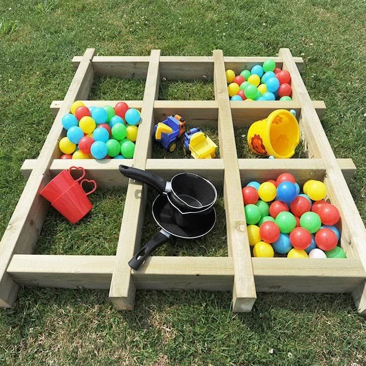 Giant Sorting Tray, Giant Sorting Tray,Outdoor nursery play equipment,outdoor nursery early years wooden play equipment,early years direct wooden resources, Giant Sorting Tray,Part of our outdoor nursery range, the Giant Sorting Tray is a great way for children to learn how to sort and organise. They can collect natural items from around the play area and sort them into groups. It can also be used to create art pieces, or to attract wildlife and mini beast into the different sections, find o,GiantPart of ou