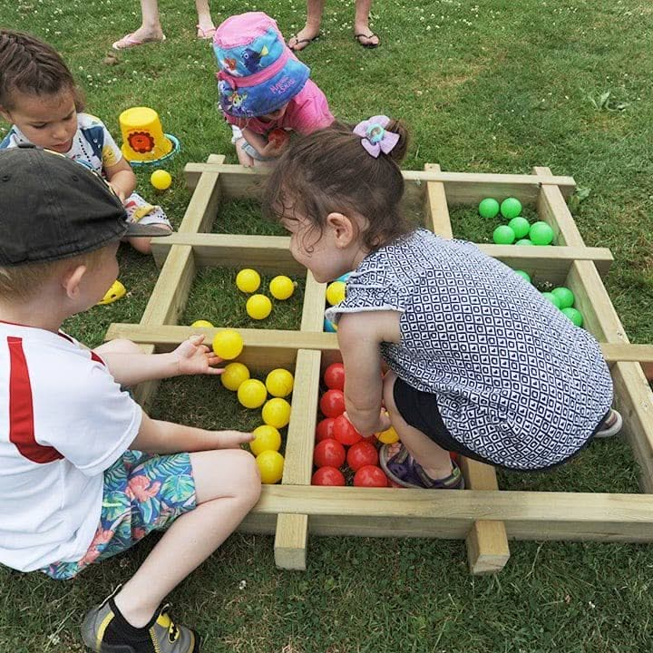 Giant Sorting Tray, Giant Sorting Tray,Outdoor nursery play equipment,outdoor nursery early years wooden play equipment,early years direct wooden resources, Giant Sorting Tray,Part of our outdoor nursery range, the Giant Sorting Tray is a great way for children to learn how to sort and organise. They can collect natural items from around the play area and sort them into groups. It can also be used to create art pieces, or to attract wildlife and mini beast into the different sections, find o,GiantPart of ou