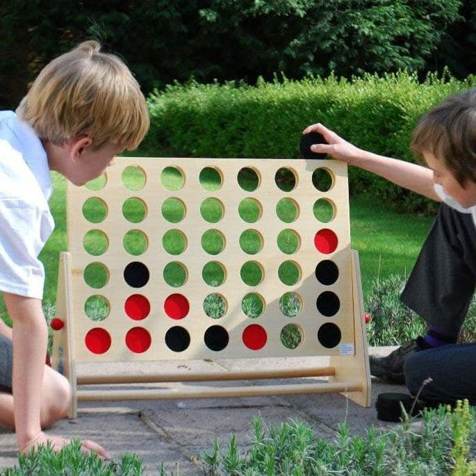 Giant Wooden 4 In A Row, Giant 4 in a Row Game,outdoor games,outdoor games for schools,outdoor classroom games,large connect 4,wooden connect 4,connect 4 game for the garden, Giant Wooden 4 In A Row,A large version of the traditional wooden 4 in a row game with a sturdy frame and smooth finished wooden black and red counters. The Wooden 4 In A Row is made of rugged plywood construction is of excellent quality and is ideal for outdoor play. Use in the conventional way – racing your partner to make a row of f