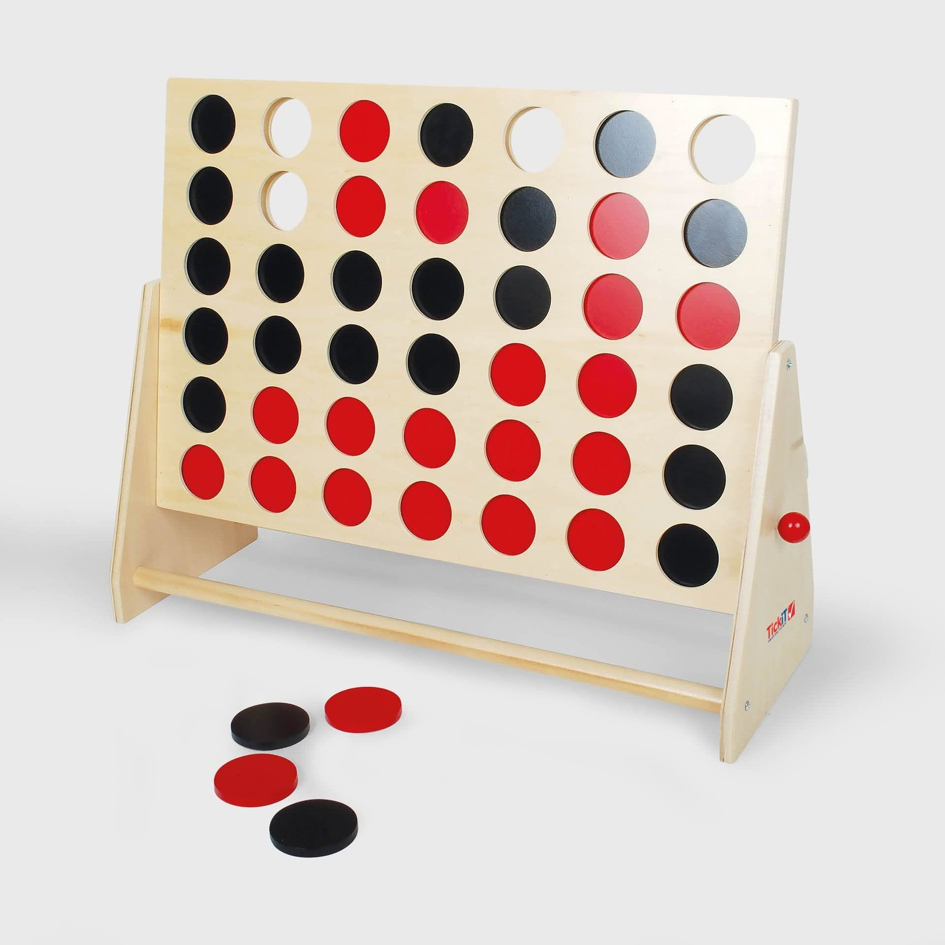 Giant Wooden 4 In A Row, Giant 4 in a Row Game,outdoor games,outdoor games for schools,outdoor classroom games,large connect 4,wooden connect 4,connect 4 game for the garden, Giant Wooden 4 In A Row,A large version of the traditional wooden 4 in a row game with a sturdy frame and smooth finished wooden black and red counters. The Wooden 4 In A Row is made of rugged plywood construction is of excellent quality and is ideal for outdoor play. Use in the conventional way – racing your partner to make a row of f