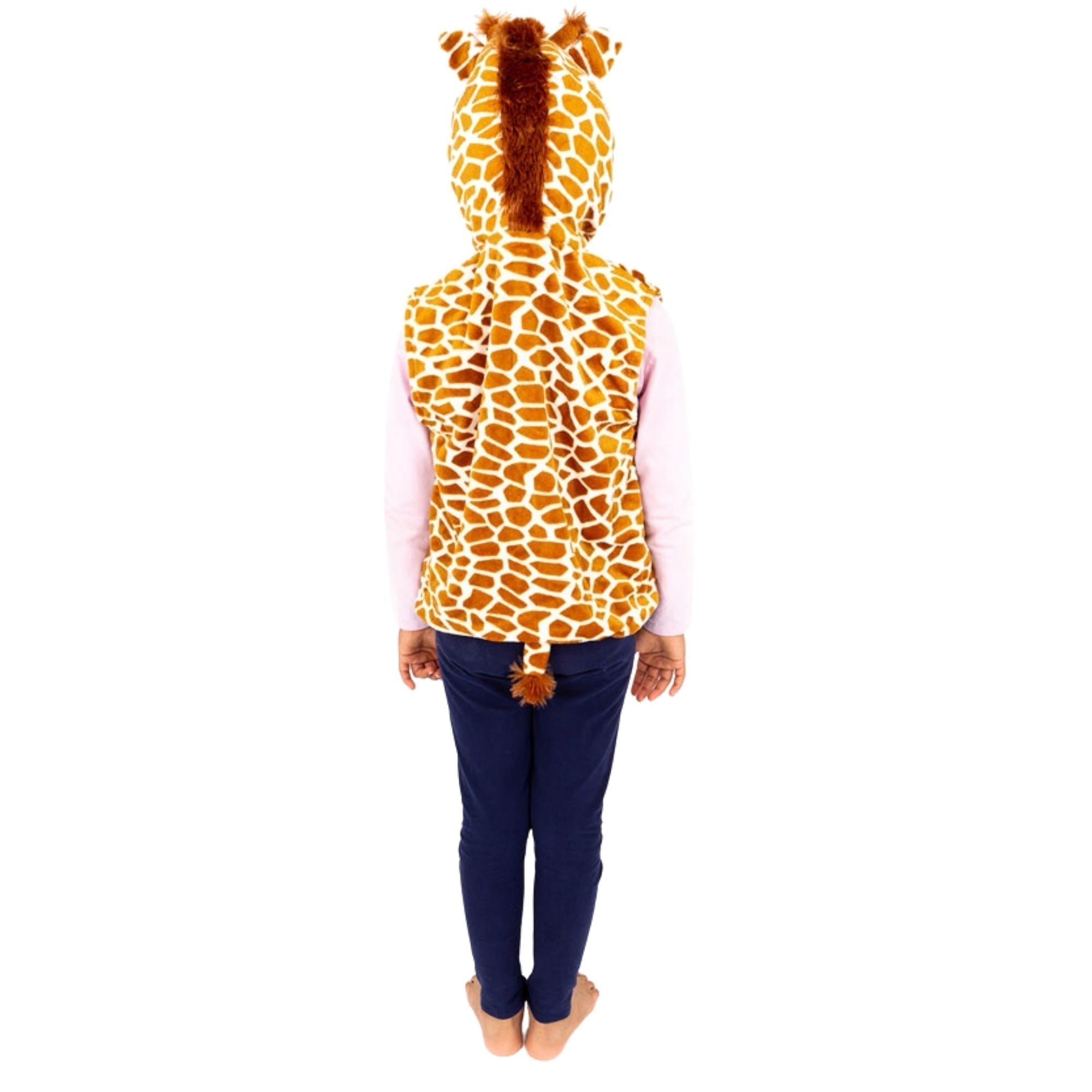 Giraffe Zip Top fancy dress, Giraffe Zip Top fancy dress,fancy dress,Childrens Dressing up costumes,dressing up toys,dressing up cloaks, Giraffe Zip Top fancy dress,Children will love this Giraffe costume with easy-wear Zip Top design and will have lots of fun enjoying the world of animal role play. This fantastic giraffe fancy zip top from Pretend to Bee is brilliantly detailed and super-soft. Made from a spot printed velour fabric the top is closed by a front zip and it has a ve,Giraffe Zip Top fancyChild