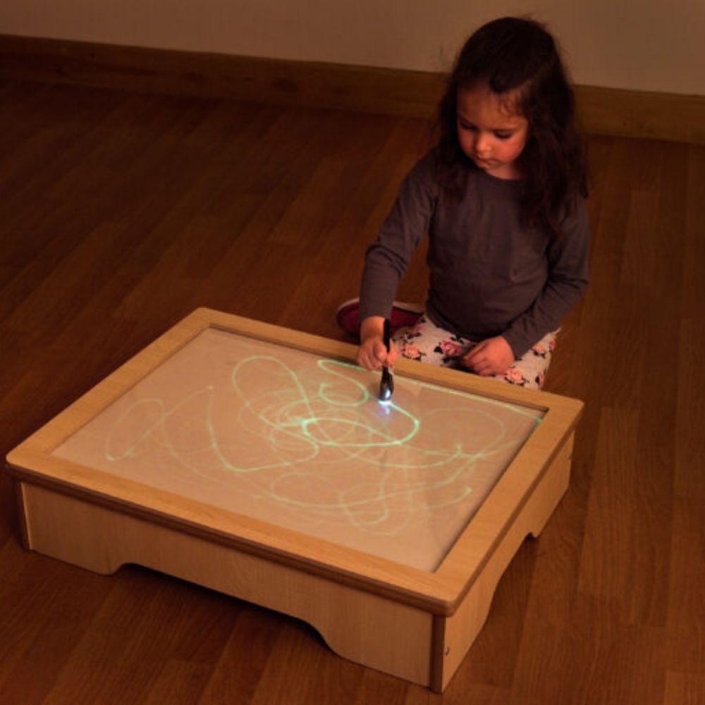 Glo Table, Glo Table,Glow sensory toys,glow in the dark sensory resources,glow in the dark sensory toys, Glo Table,The Glo Table is a brilliant resource for early mark making and for encouraging creative skills in young children, and children with a range of special educational needs. The Glo Table is a great way to develop fine motor skills and gross motor skills using larger, whole arm movements to build up hand eye co-ordination,Glo TableThe Glo Table is a brilliant resource for early mark making and for