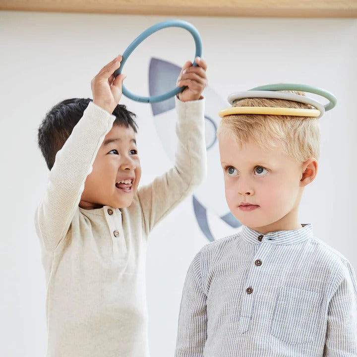 Gonge Activity Rings, Gonge Activity Rings. manipulative skills,throwing games, catching games, hand eye co-ordination games and resources and balance toys, Gonge Activity Rings,The Gonge Activity Rings Set is such a versatile toy for children, and they will be encouraged to think creatively and come up with countless ideas for how to play – parents can join in to – why not turn a chair over and use the legs for a game of ring toss. Eyes on the target, step, swing and follow through letting go,Gonge Activit