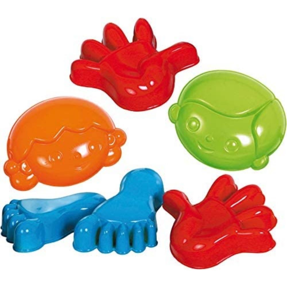 Gowi Toys Sand Moulds Children Happy Faces, Hands and Feet, Gowi Toys Sand Moulds Children Happy Faces, Hands and Feet,Sand toys,Sand moulds,Sand toys, Gowi Toys Sand Moulds Children Happy Faces, Hands and Feet,These brightly coloured sand moulds will help your little one to be creative in their beach or sandpit play sessions. Simply fill the mould with sand, pat it down and lift off to reveal the shape left behind! Includes two cheery faces, plus two hands and two feet to create a trail of hand or foot pri