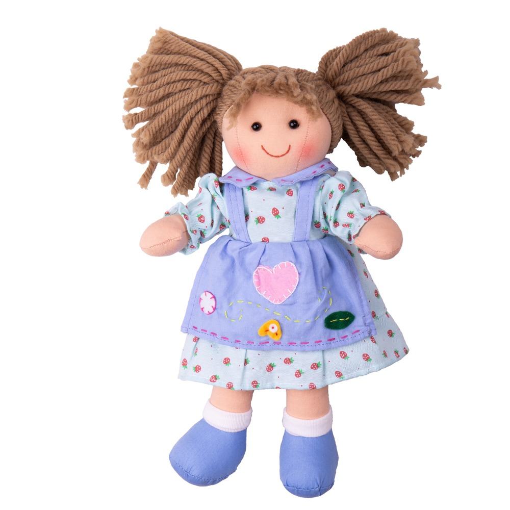 Grace Doll - Small, , Grace Doll - Small,Introducing Grace, a soft and cuddly rag doll that aims to be your child's new favorite companion. With her sweet blue dress adorned with a delightful strawberry pattern and her hair styled in cute bunches, she's all set to win your little one's heart. Key Features: Soft and Cuddly: Grace is made from soft materials th,Grace Doll - SmallIntroducing Grace, a soft and cuddly rag doll that aims to be your child's new favorite companion. With her sweet blue dress adorned