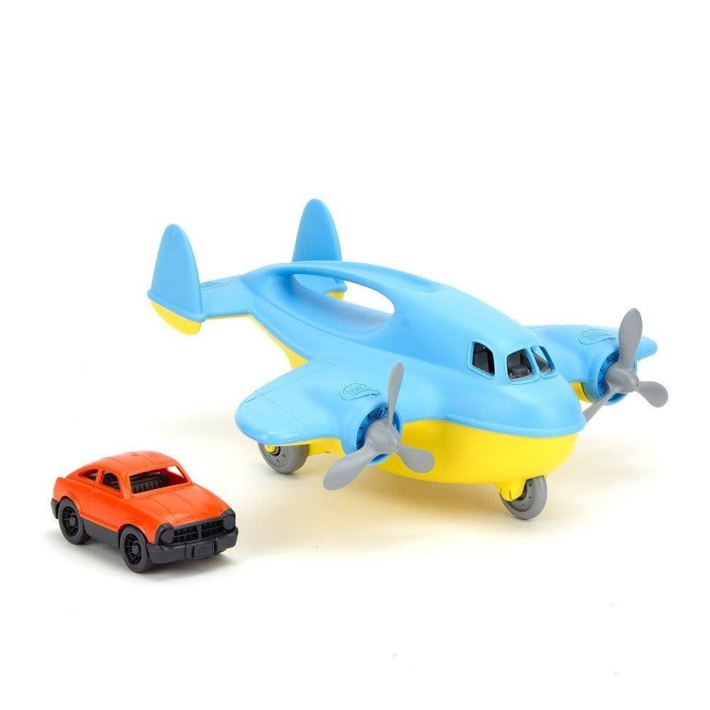 Green Toys Cargo Plane Blue, Green Toys Cargo Plane Blue, Green toys, Green toys plane, Green toys eco friendly, green toys, pretend play toys, Green Toys Cargo Plane Blue,Green Toys™ Cargo Plane Take off on an eco-friendly adventure with the Green Toys™ Cargo Plane, the perfect toy for little pilots with big imaginations! This bright yellow and blue plane is ready to transport cargo and inspire hours of indoor and outdoor play. Green Toys Cargo Plane Blue Features: Interactive Cargo Hol,Green Toys Cargo Pl