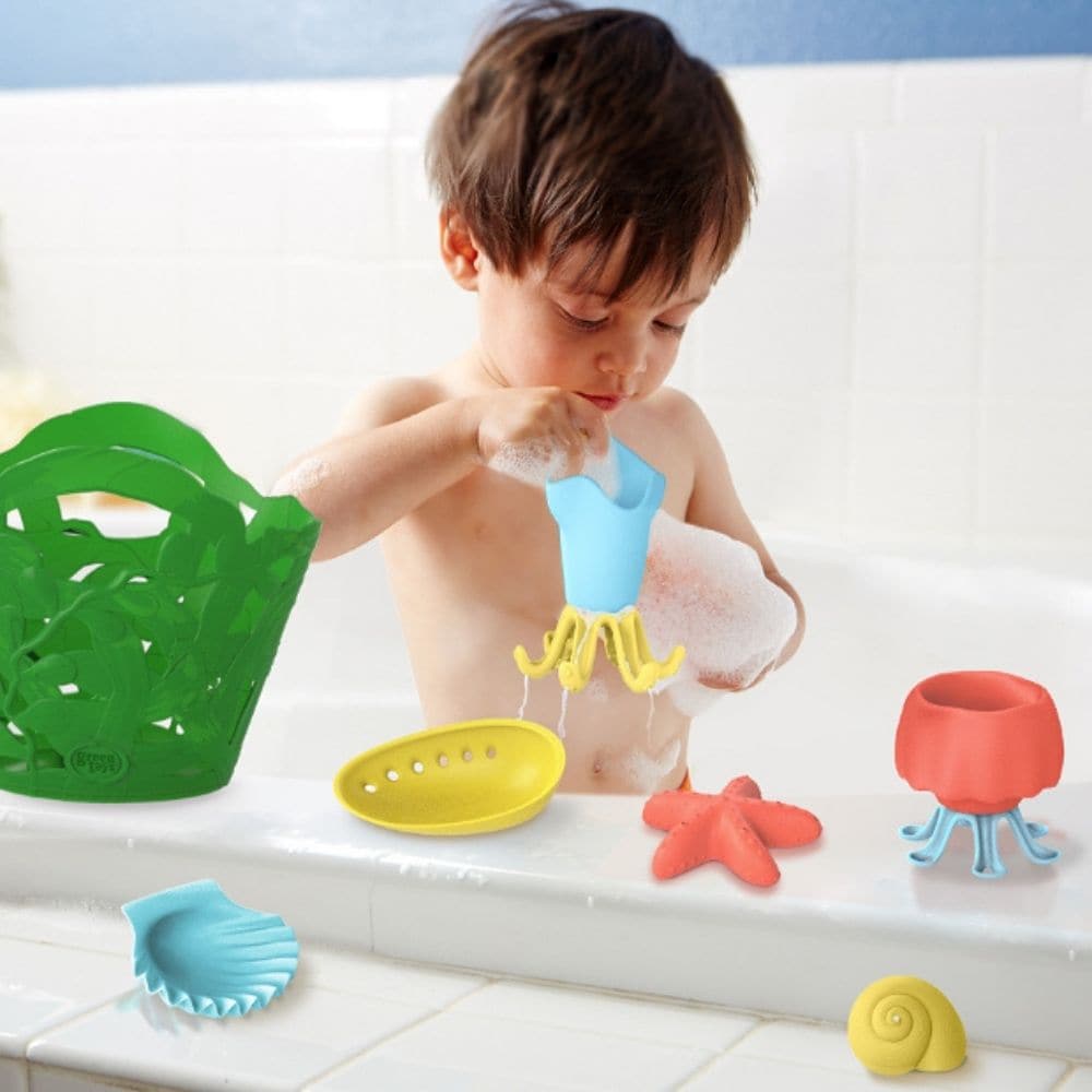 Green Toys Tide Pool Bath Set, Green Toys Tide Pool Bath Set,Sand and water toys,School water toys,sensory water games,Water play toys,sensory water play, Green Toys Tide Pool Bath Set,Green Toys Tide Pool Bath Set Transform bath time into an exciting ocean adventure with the Green Toys Tide Pool Bath Set. This delightful 7-piece water toy set features a collection of marine animals and shells, making it perfect for imaginative play while keepingGreen Toys Tide Pool Bath Set Transform bath time into an exci