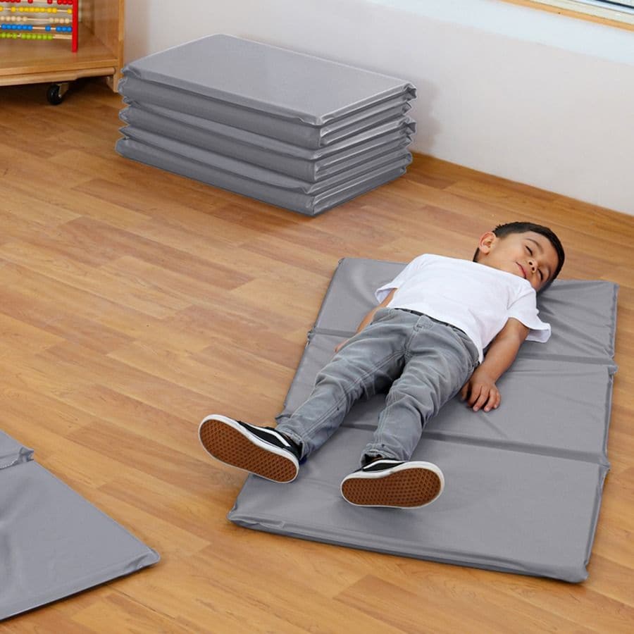 Grey Folding Sleep Mat 10pk, Grey Folding Sleep Mat 10pk, EYFS Sleep mats,Sleep Mats, Nursery sleep mats, Folding sleep mats, Children's sleep mats, Grey Folding Sleep Mat 10pk,Easy to store and use sleep mats perfect for Early years and Nursery settings, these Grey Folding Sleep Mats are soft and comfortable and easy to keep clean with a quick wipe down.Foldable sleep mats are a must-have for Early years and Nursery settings, and our Grey Folding Sleep Mat is the perfect solution for keeping,Grey Folding S