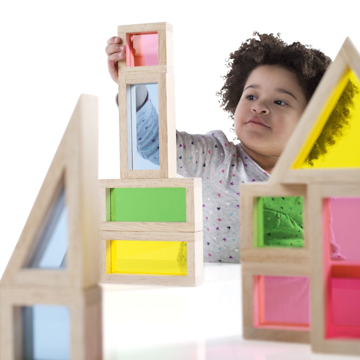 Guidecraft Rainbow Blocks, Guidecraft Rainbow Blocks,Guidecraft rainbow coloured blocks,Rainbow Blocks rainbow sensory blocks,sensory toys,sensory toys for autism,Rainbow Blocks, Guidecraft Rainbow Blocks,This set of 10 Guidecraft Rainbow Blocks are smooth, hardwood blocks and have red, blue, green and yellow plexiglass inserts that will make play time a more colourful experience. The shapes include squares, rectangles, triangles and half-circles that will be sure to compliment and add nice accents with any