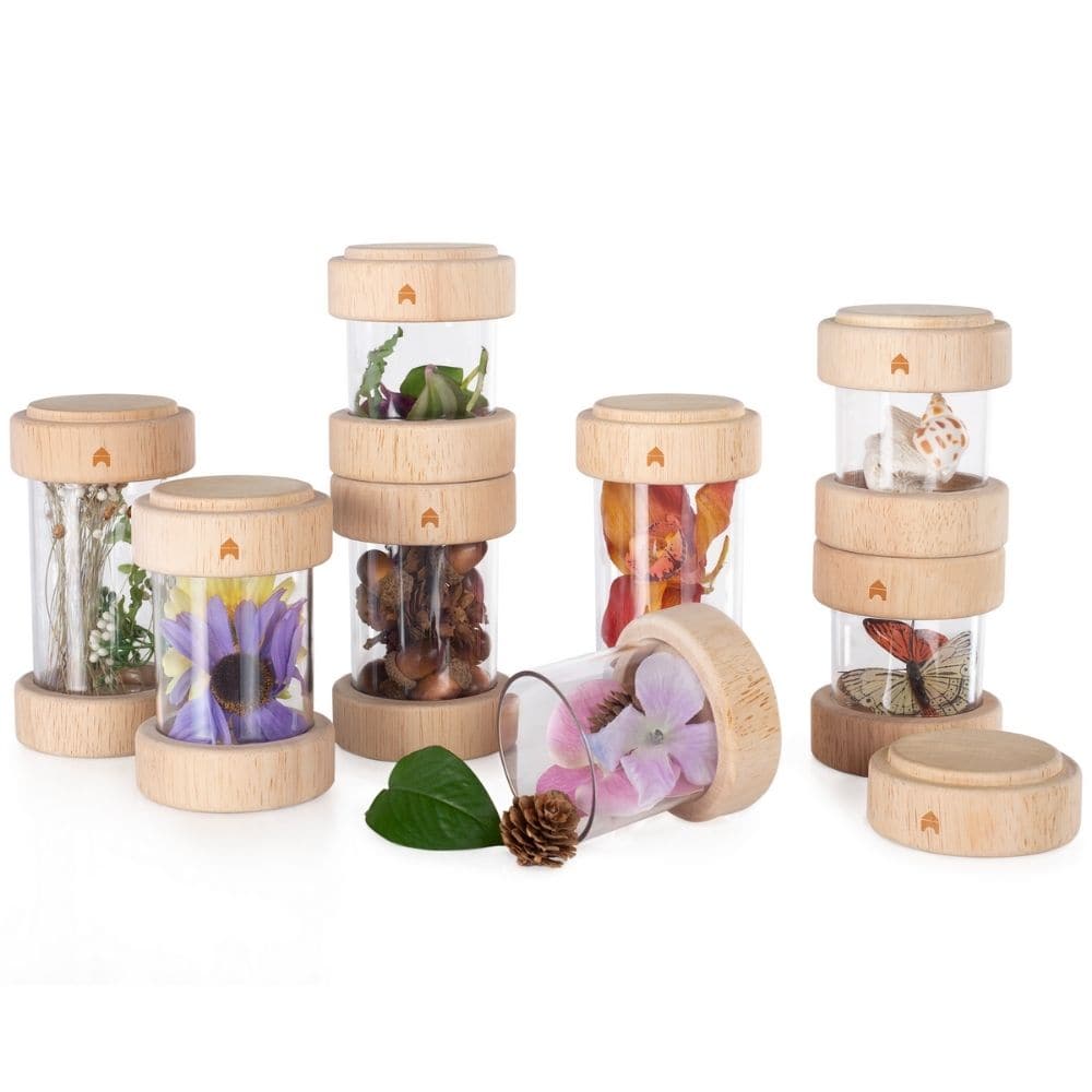 Guidecraft Treasure Tubes Clear, Guidecraft Treasure Tubes Clear, Guidecraft treasure tubes, Guidecraft toys, Guidecraft blocks, Guidecraft UK, Guidecraft Treasure Tubes Clear,What makes a fun noise when you shake it? Find trinkets, natural materials and sensory objects to collect in the beautiful, stackable Treasure Tubes. The Guidecraft Treasure Tubes Clear are round, transparent acrylic tubes with removable covers hold small objects toWhat makes a fun noise when you shake it? Find trinkets, natural mater