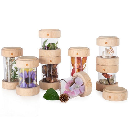 Guidecraft Treasure Tubes Clear, Guidecraft Treasure Tubes Clear, Guidecraft treasure tubes, Guidecraft toys, Guidecraft blocks, Guidecraft UK, Guidecraft Treasure Tubes Clear,What makes a fun noise when you shake it? Find trinkets, natural materials and sensory objects to collect in the beautiful, stackable Treasure Tubes. The Guidecraft Treasure Tubes Clear are round, transparent acrylic tubes with removable covers hold small objects toWhat makes a fun noise when you shake it? Find trinkets, natural mater